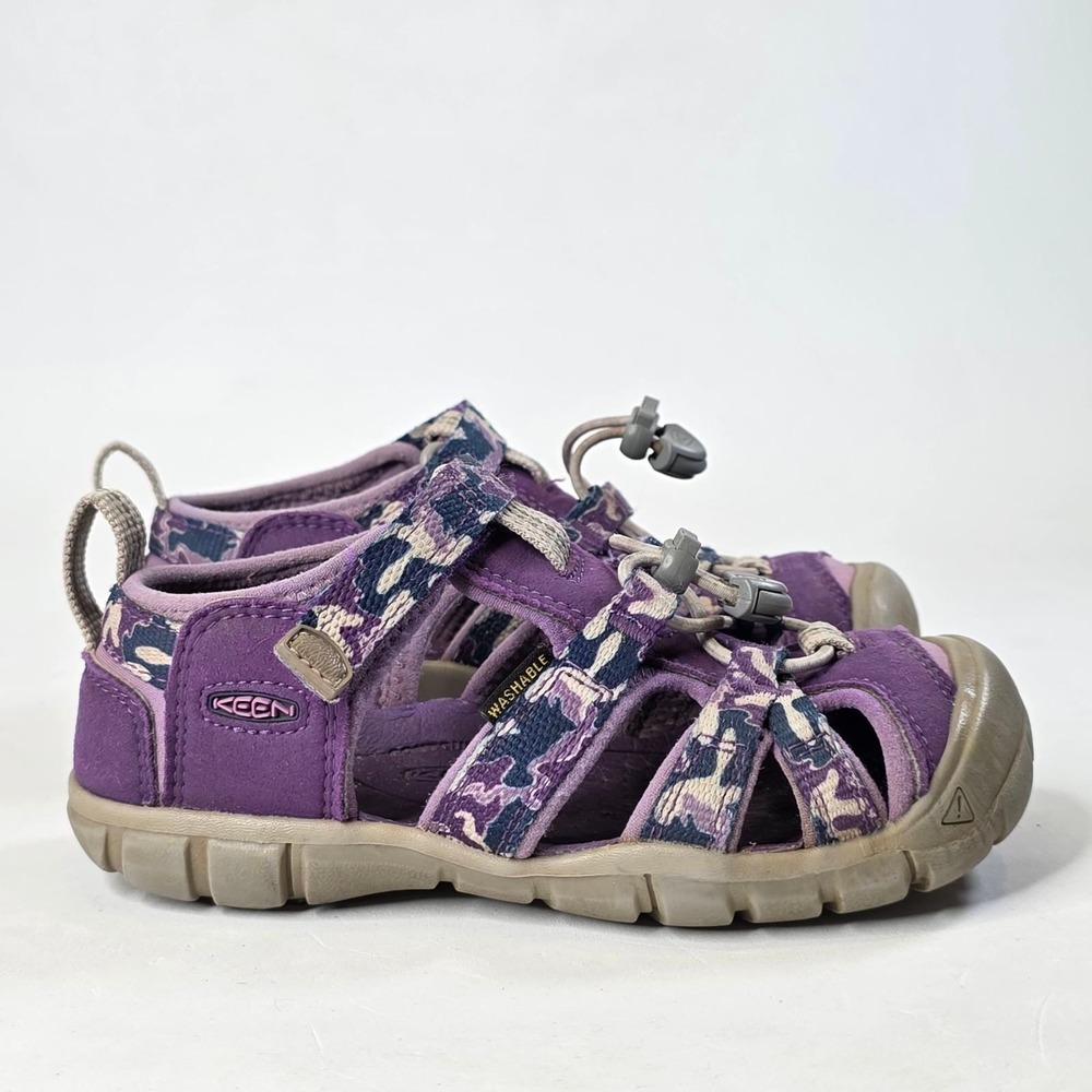 Keen Seacamp II CNX Purple Camo Water Sandals Toddler Shoes Size 11 US 1026317